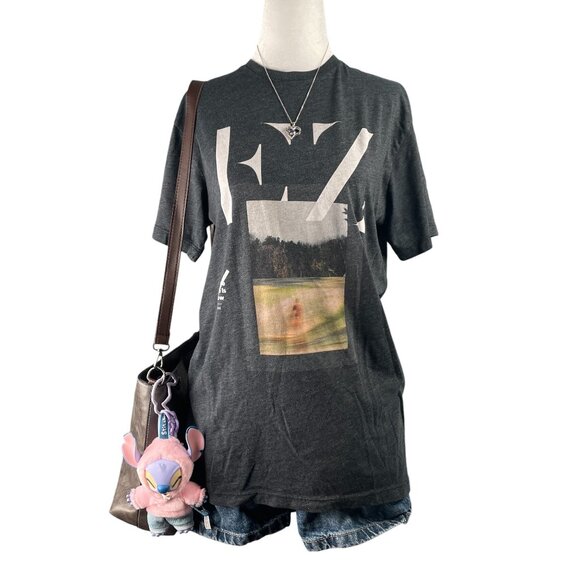 Ezekiel Tops - Ezekiel Graphic Tee Women’s Medium Heather Gray Oversized Skater Y2K Grunge